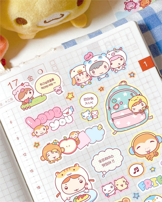 jhove studio - animals point sticker