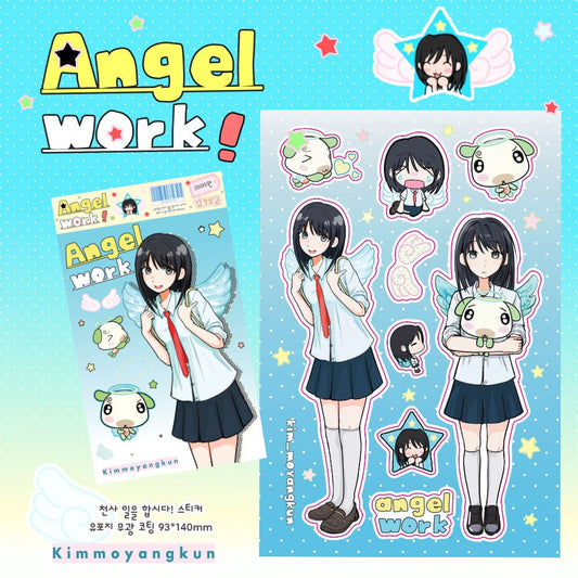 kim moyangkun - angel sticker sheet
