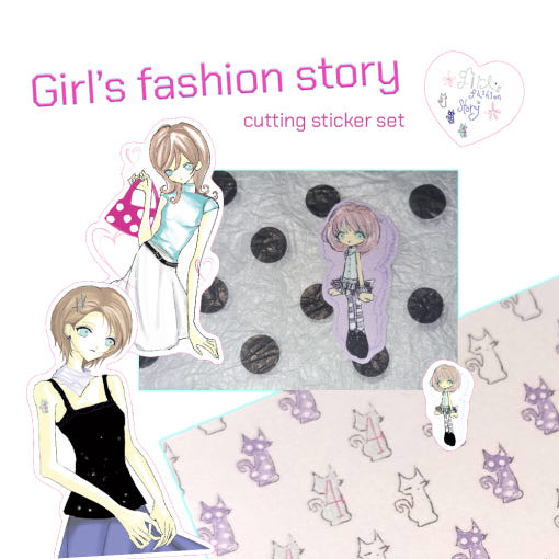 wasa - girl's fashion story sticker