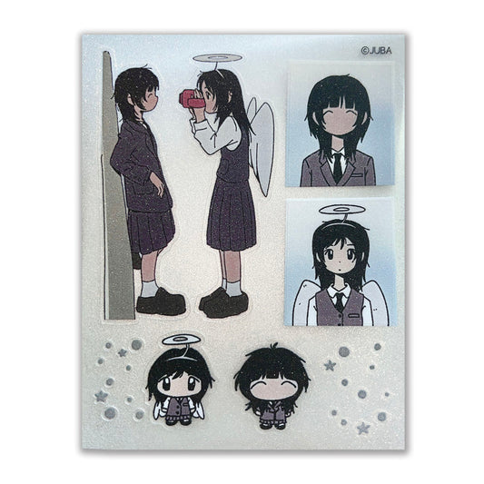 JUBA - After School Glitter Clear Removable Sticker