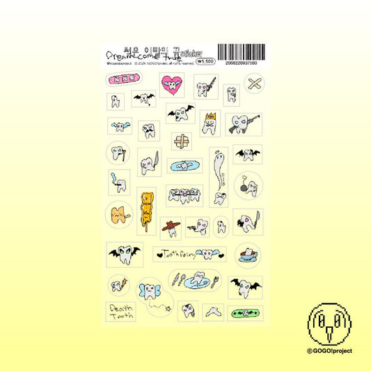 GOGO!project - tooth sticker
