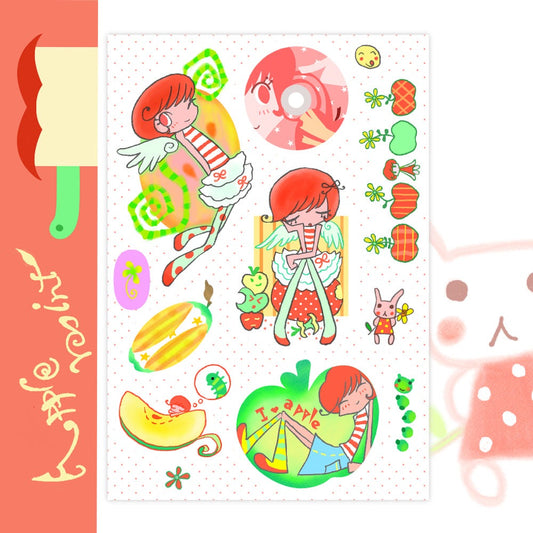 zalza - apple mint sticker sheet