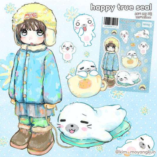 kim moyangkun - happy sticker sheet