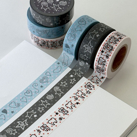 Bit By Bit - tooth masking tape