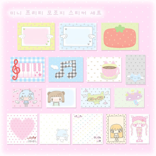 Happy Hee - mini pretty memo sticker sheet