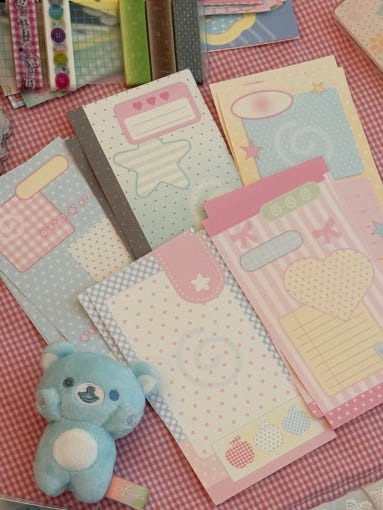 happiest fluffy shop - dizzy long memo sheet sticker