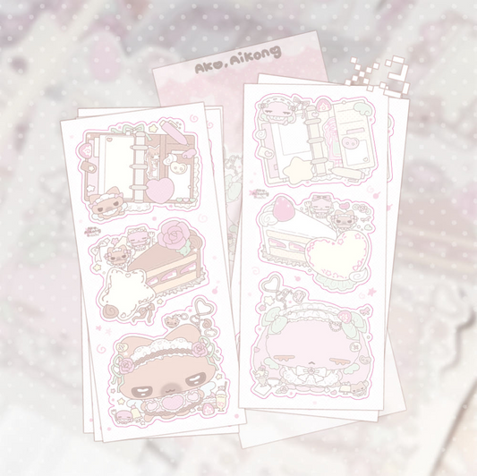 AKO AIKONG - sweet memo sticker sheet