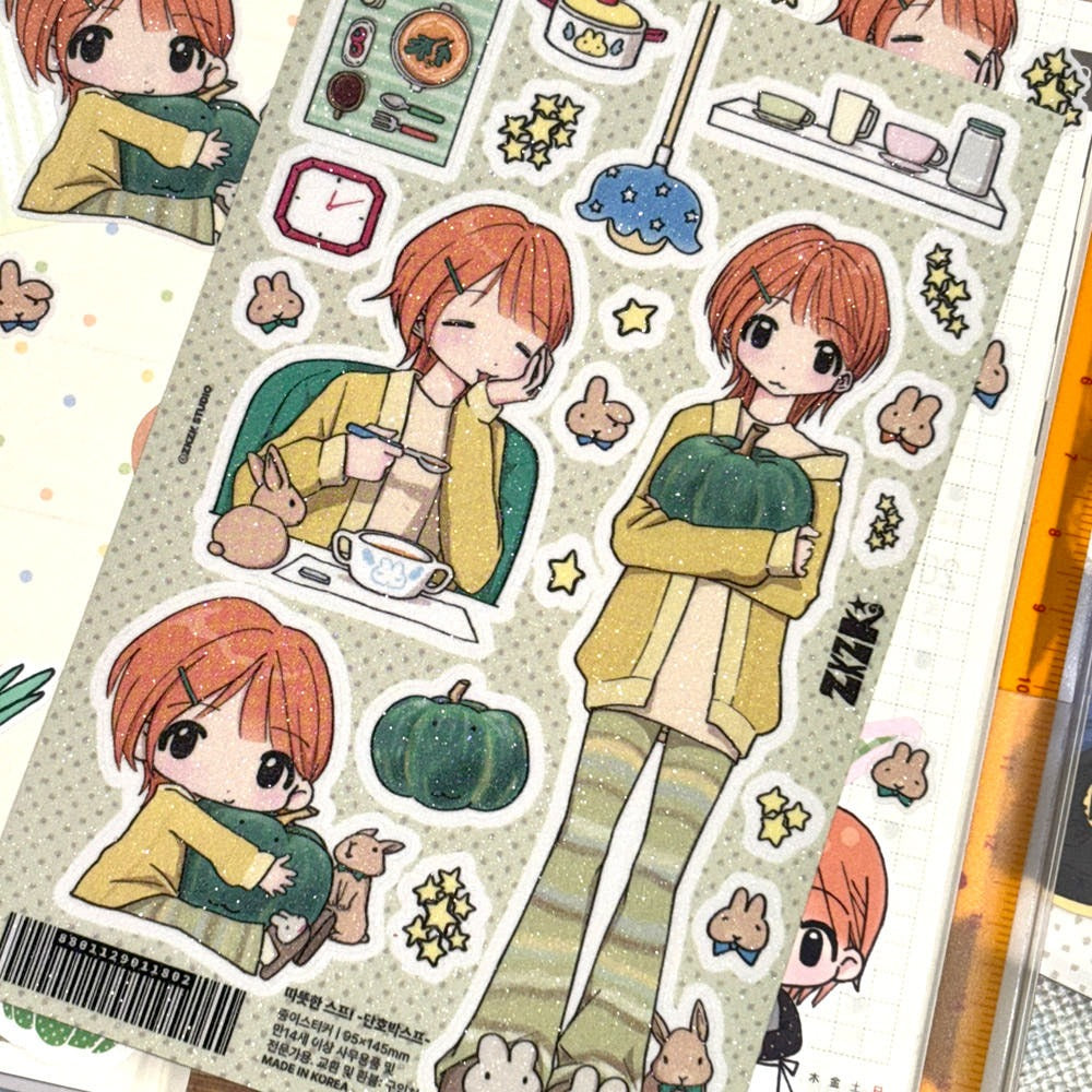 zkzk studio - pumpkin soup sticker