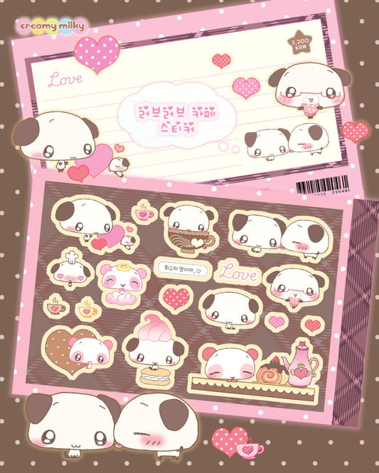 Creamy milky - Love love cafe sticker