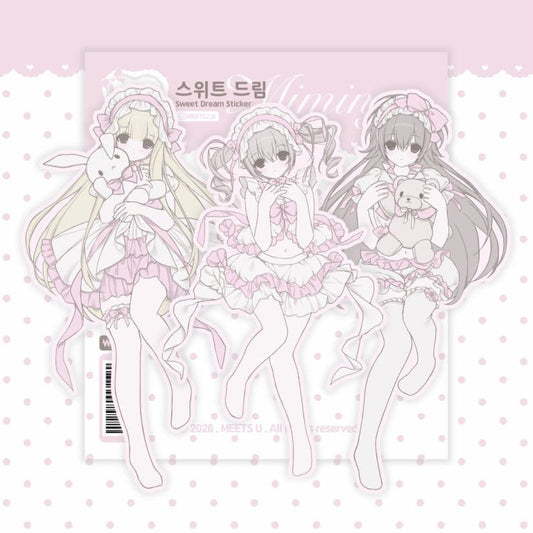 meetsu - sweet dream die cut sticker