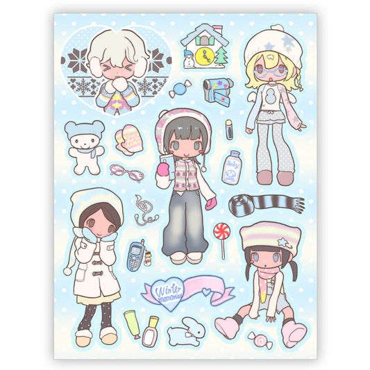 heartwarmingclub - winter memories sticker sheet