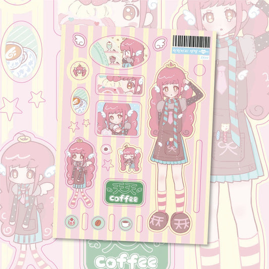 ricomaru - cheon cheon sticker sheet