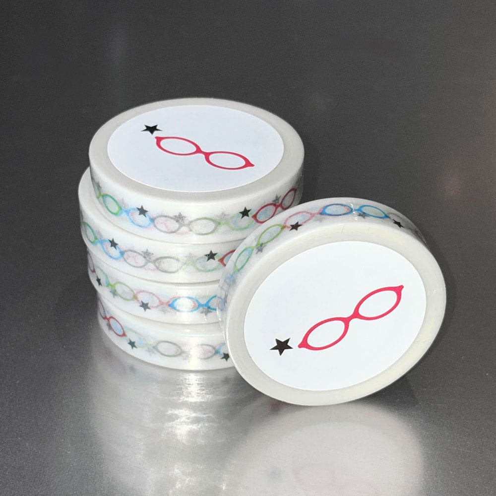 Bit By Bit - glasses masking tape