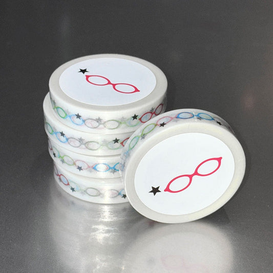 Bit By Bit - glasses masking tape