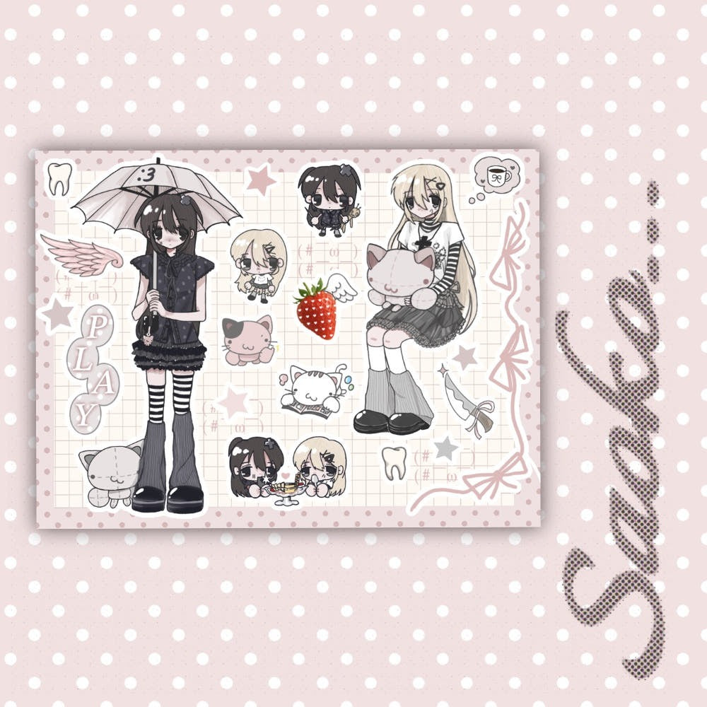 Saako - Sweet Holiday Sticker (Matte)