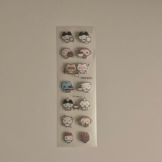 odaeo - chukha sticker sheet
