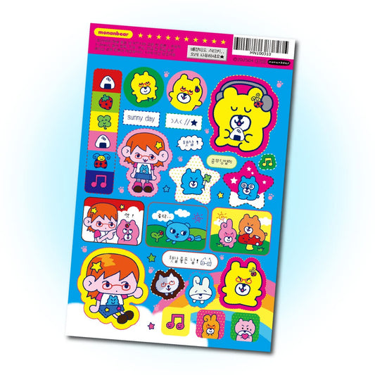 monanbear -  sunny sticker