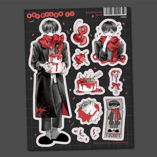 dawnitive.wave - Surprise Kiss-Cut Sticker