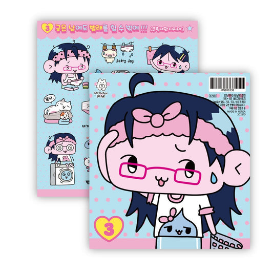 monanbear - laundry sticker