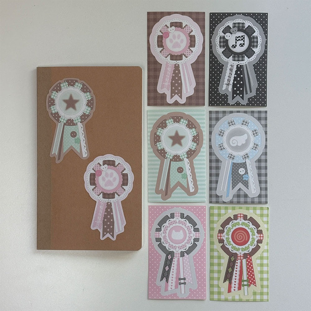 Bit By Bit - rosette paper sticker pack