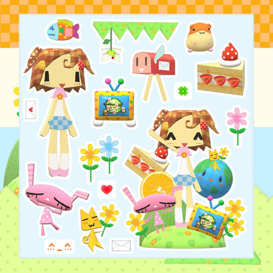 zalza - hello sticker sheet