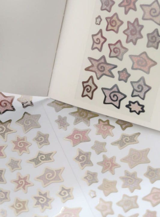 st2krs - star pebbles sticker sheet