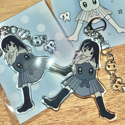 JUBA - hug epoxy keyring