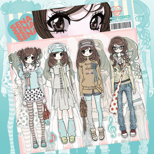domi world - sena 4 sticker sheet