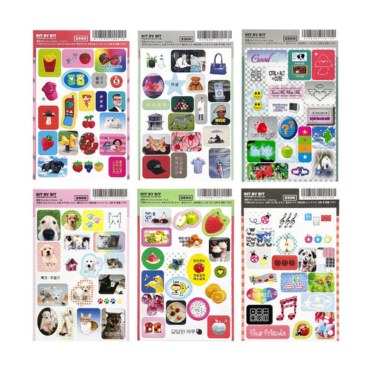 Bit By Bit - Mini deco sticker