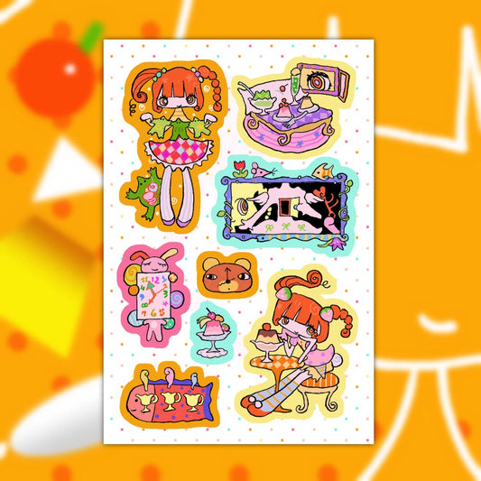 zalza - odd juice sticker sheet
