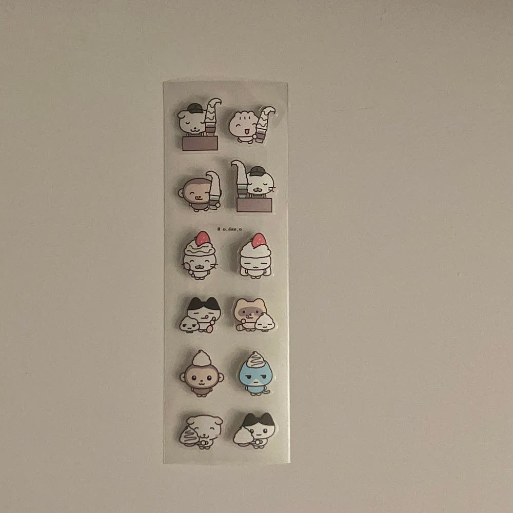 odaeo - hwiping sticker sheet