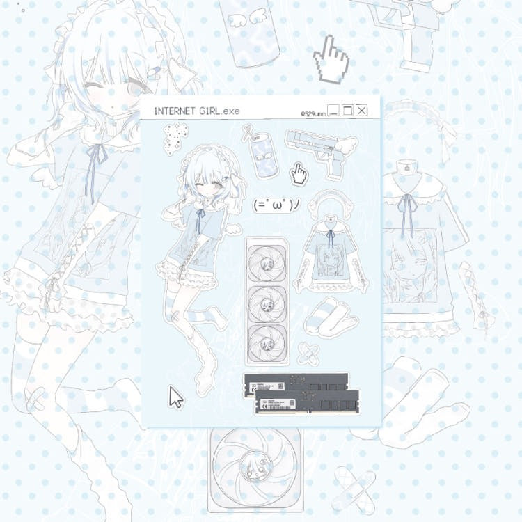 S29umm - 1nternet g1rl Sticker