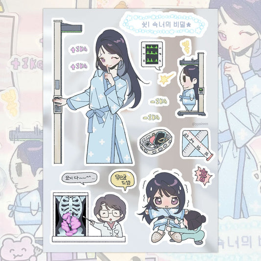 yyoinnn - health checkup 2 sticker sheet