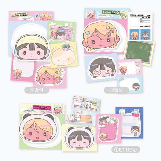 ♡ moodyclub - Panda memo sheet sticker