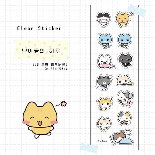 odaeo - nyangi sticker sheet
