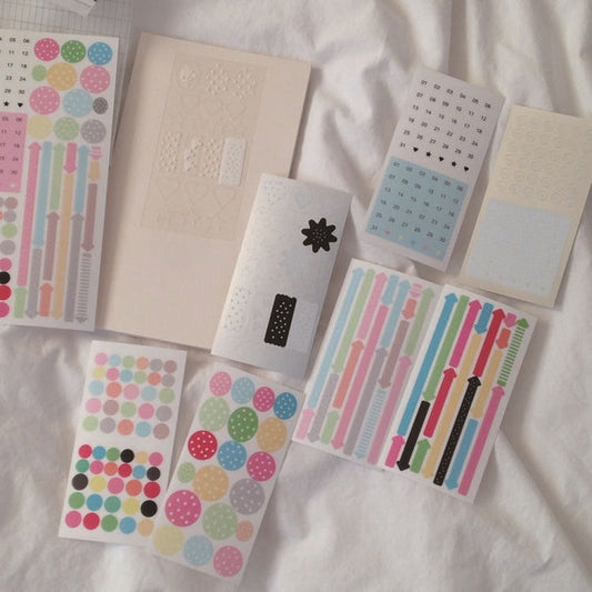 iostudio - monthly deco Sticker Set