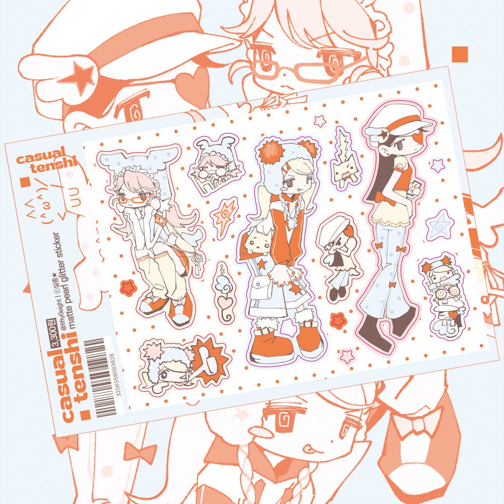 Siljong - casual tenshi sticker