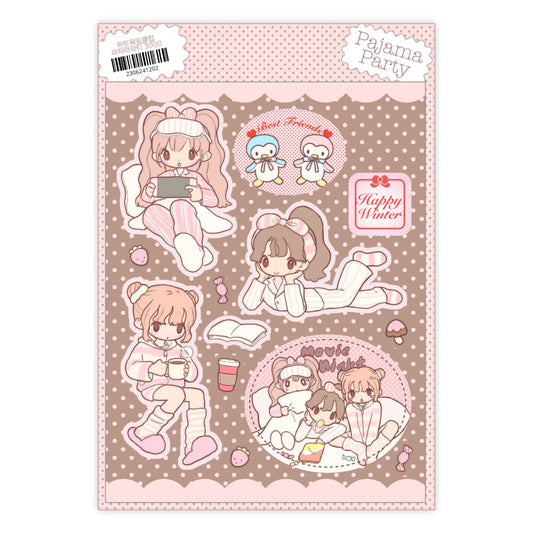 heartwarmingclub - pajama sticker sheet