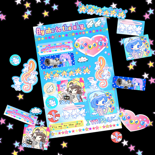 Miihii - Fly Me to the Sky sticker