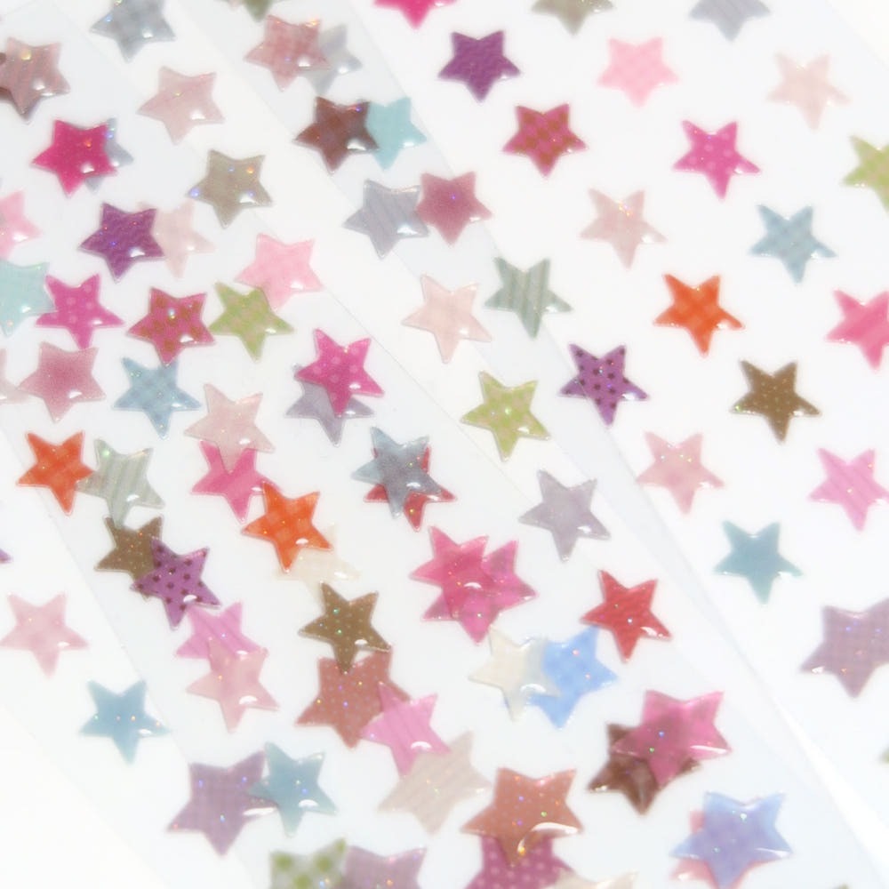 st2krs - cuddly stars sticker sheet