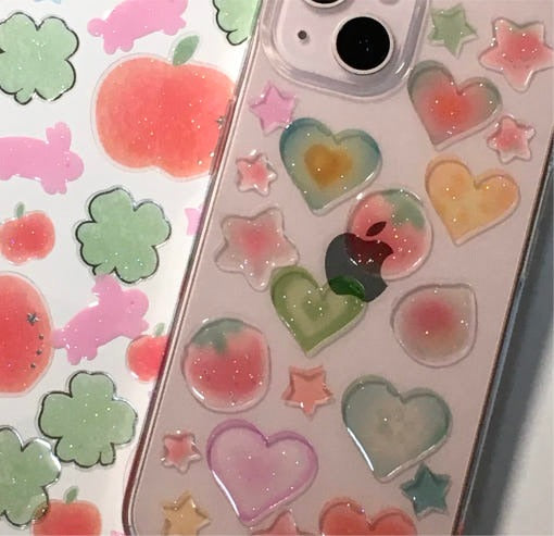 ♡ Hoonzzi - Fruits Love Epoxy Sticker