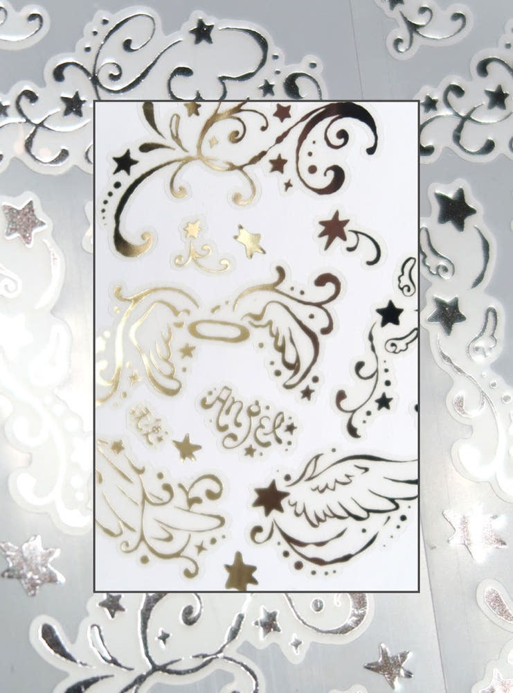 st2krs - angel stain sticker sheet