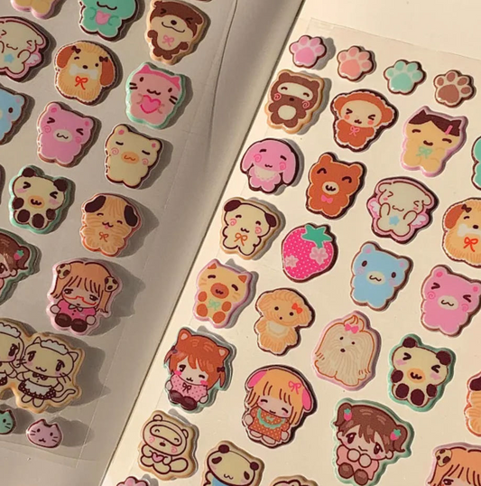 Goodnight sheep - cookie cuties epoxy sticker