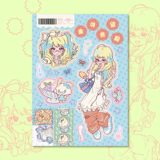 ricomaru - choyeoreum lemon sticker sheet