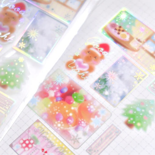 ♡ Pearly Button - Christmas Memory Sticker