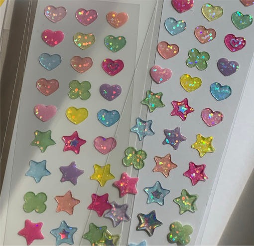 ♡ Hoonzzi - Mini Pastel Deco Epoxy Sticker