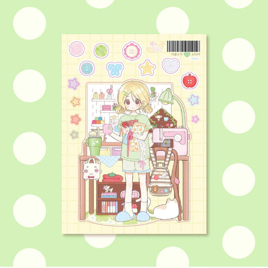 ricomaru - yeoreum nagi jibkok sticker sheet