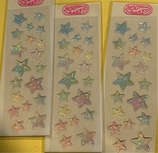 ♡ Hoonzzi - Star Epoxy Sticker