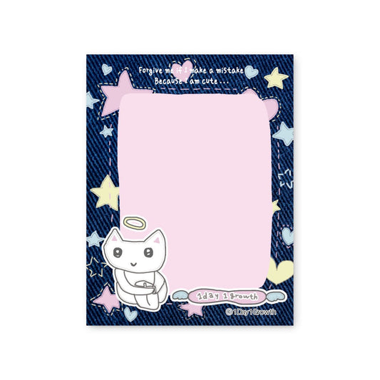 Azusansan - angel denim memo pad