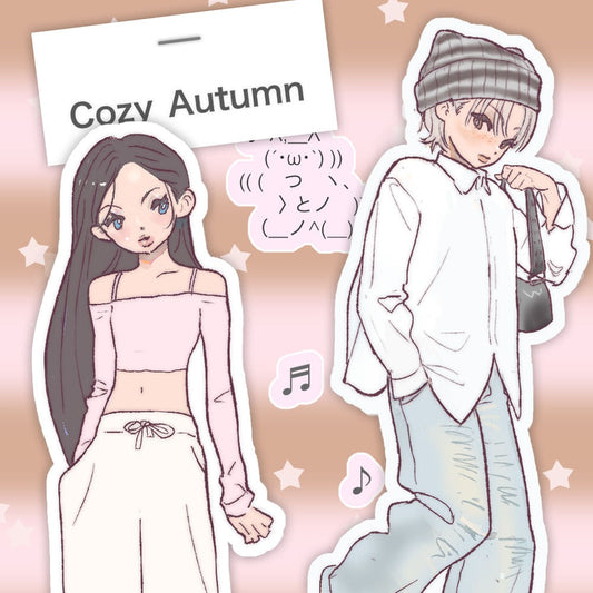 heartwarmingclub - cozy sticker sheet